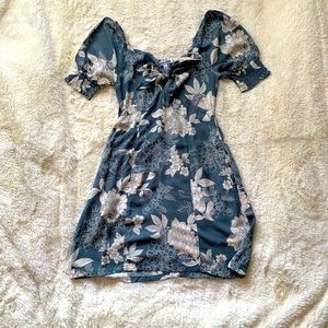 Mimi Chica Floral Print Dress with Pockets